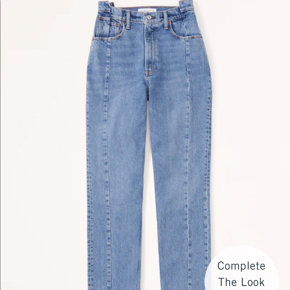 Abercrombie & Fitch The 90s Straight Ultra High Rise Jeans Curve Love Size 28/6S